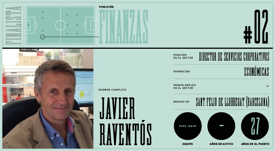 Javier Raventós, director financiero de Pepe Jeans, es uno de los finalistas a mejor financiero. 