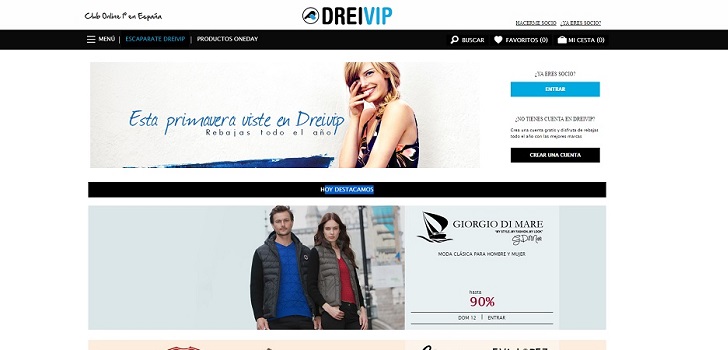 La plataforma de ventas ‘flash’ Dreivip entra en concurso