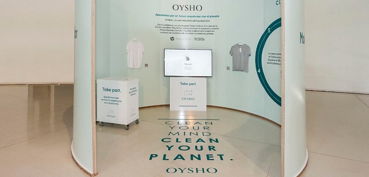 Inditex avanza en economía circular con Oysho y sella un acuerdo con la Fundación Ellen MacArthur