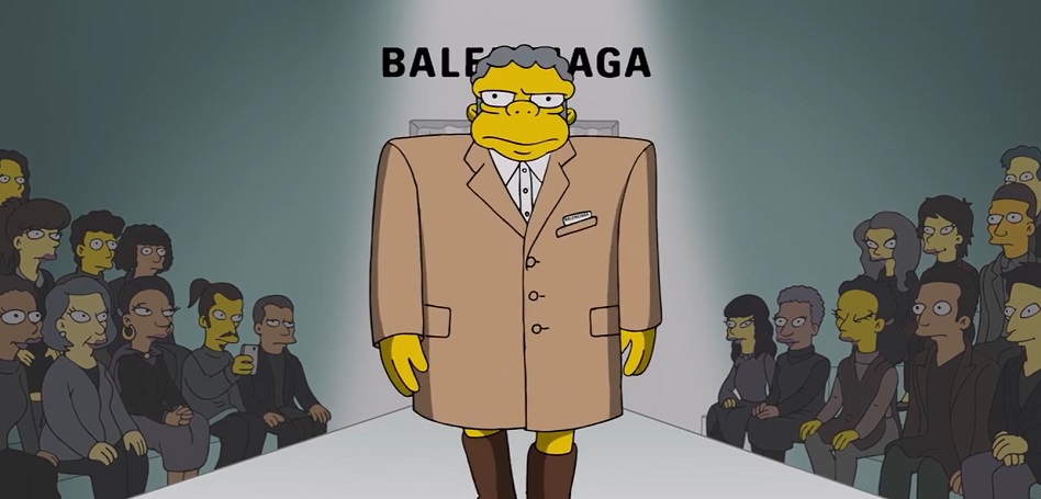 Los Simpsons desfilan en París con Balenciaga